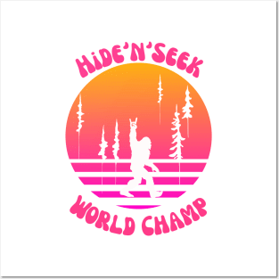 Bigfoot Hide and Seek World Champ Posters and Art